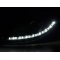 Seat Leon/Altea/Altea (09-13) priekšējie lukturi, LED dayline, DRL, melni